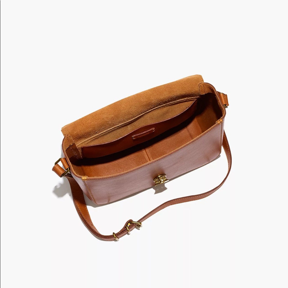 Madewell The Abroad Shoulder Bag Dark Toffee